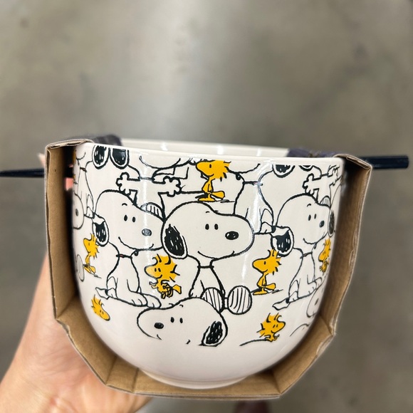NWT Peanuts ramen bowl set - Picture 1 of 3